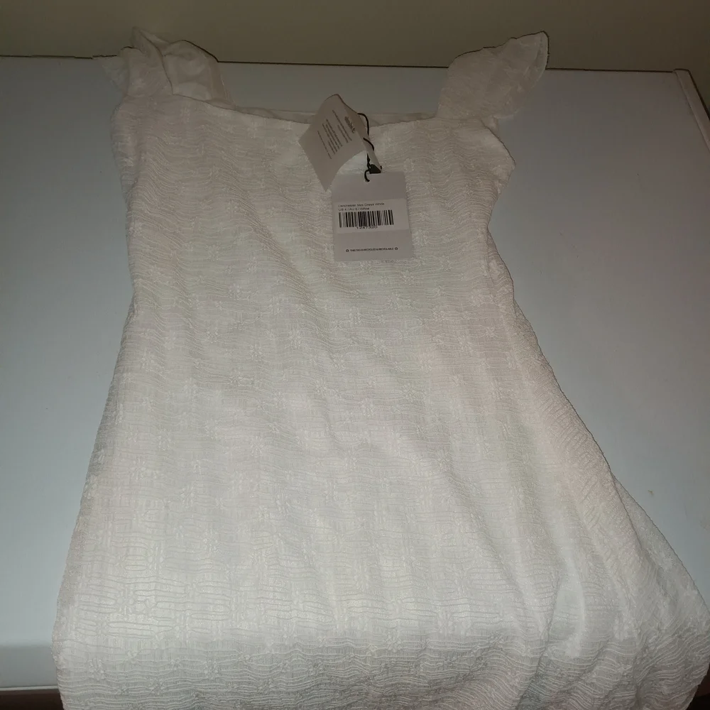 Princess Polly lanchester White Mini Dress NWT! - Picture 3 of 3